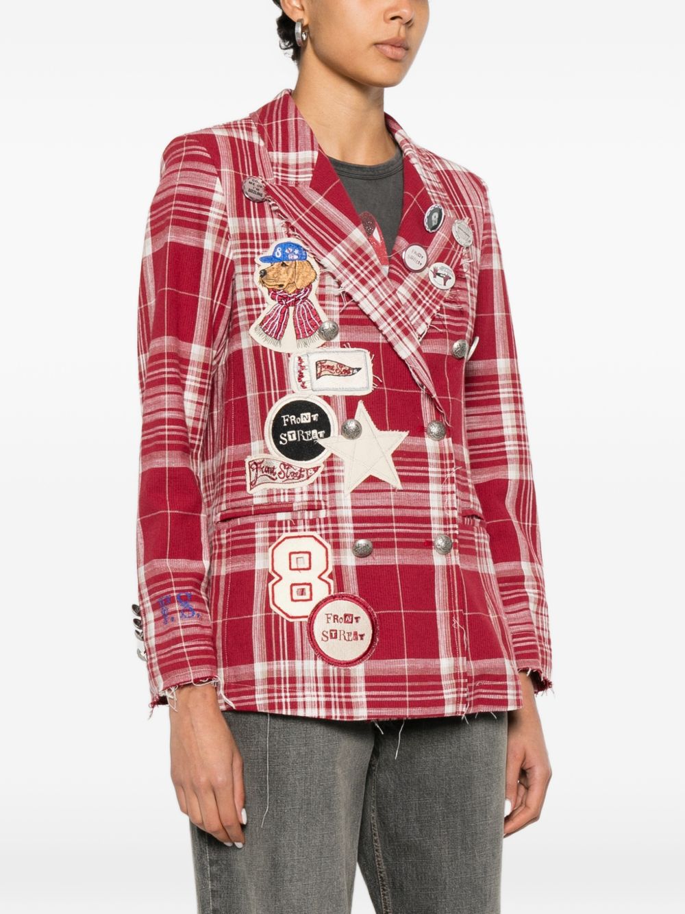 Front Street Jackets Rosso Cotton