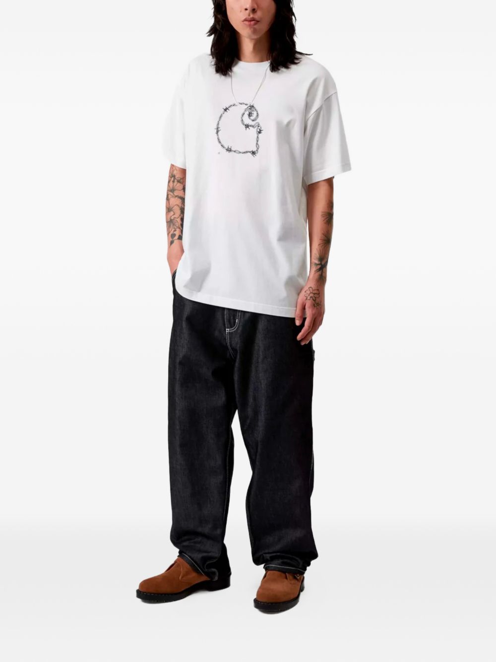 Carhartt Wip Main T-Shirts And Polos Bianco