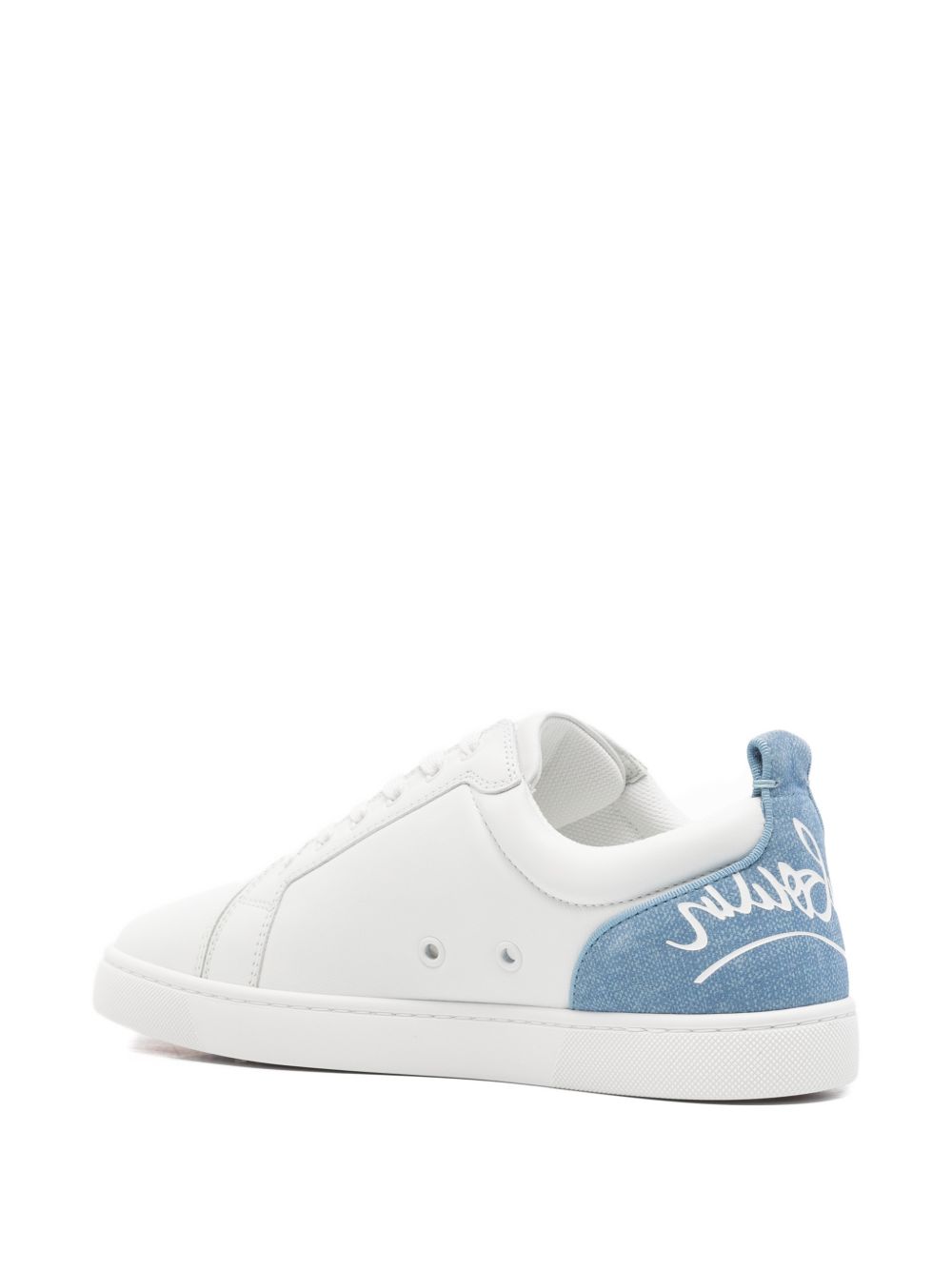 Christian Louboutin Sneakers Bianco Calf Leather