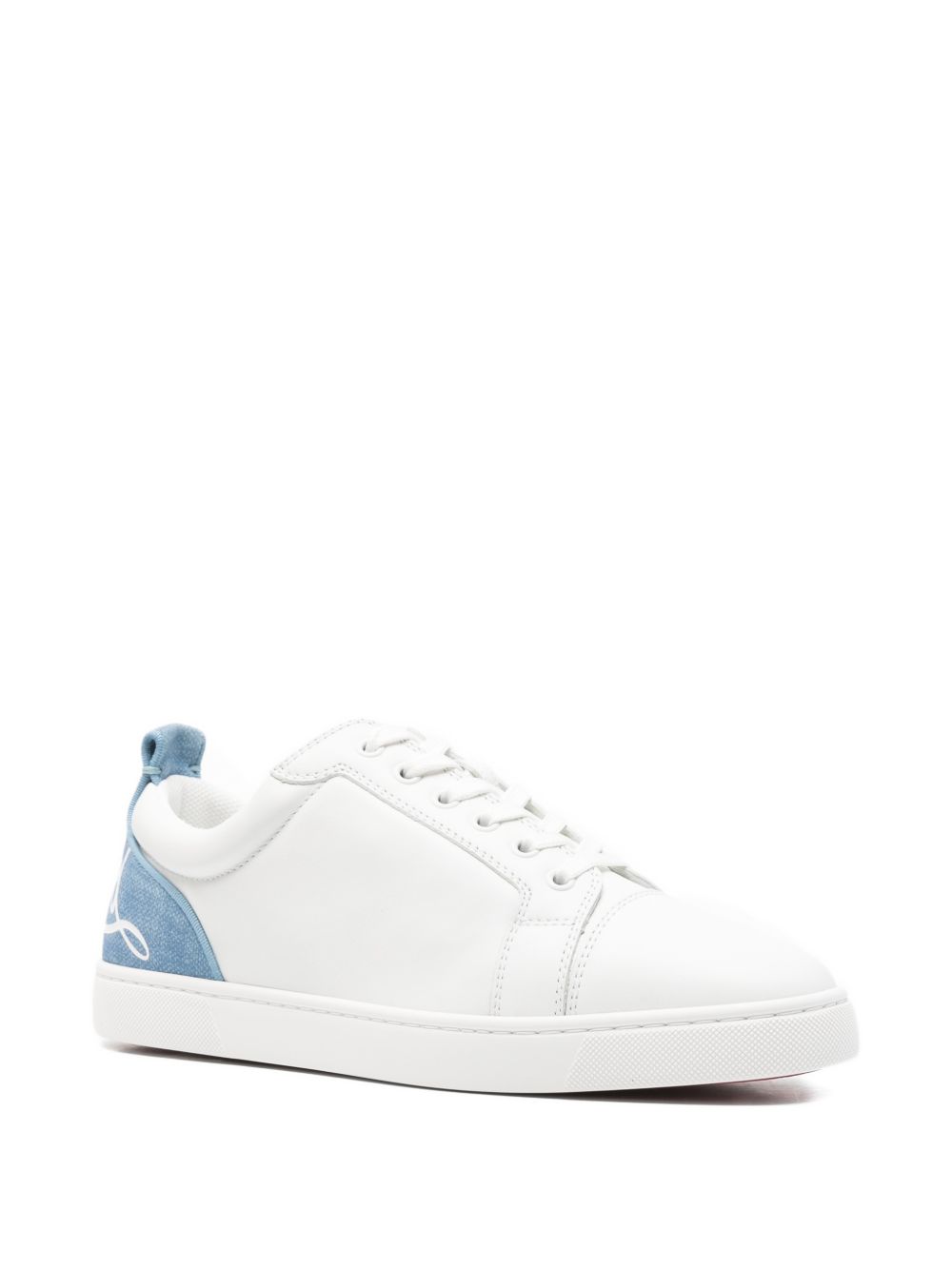 Christian Louboutin Sneakers Bianco Calf Leather