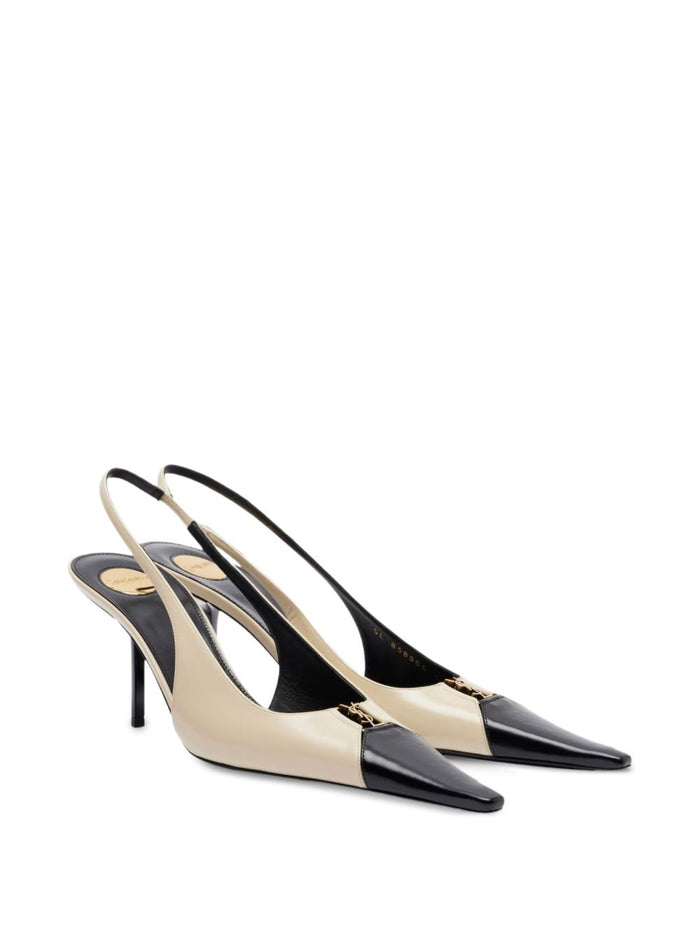 Saint Laurent With Heel Bianco