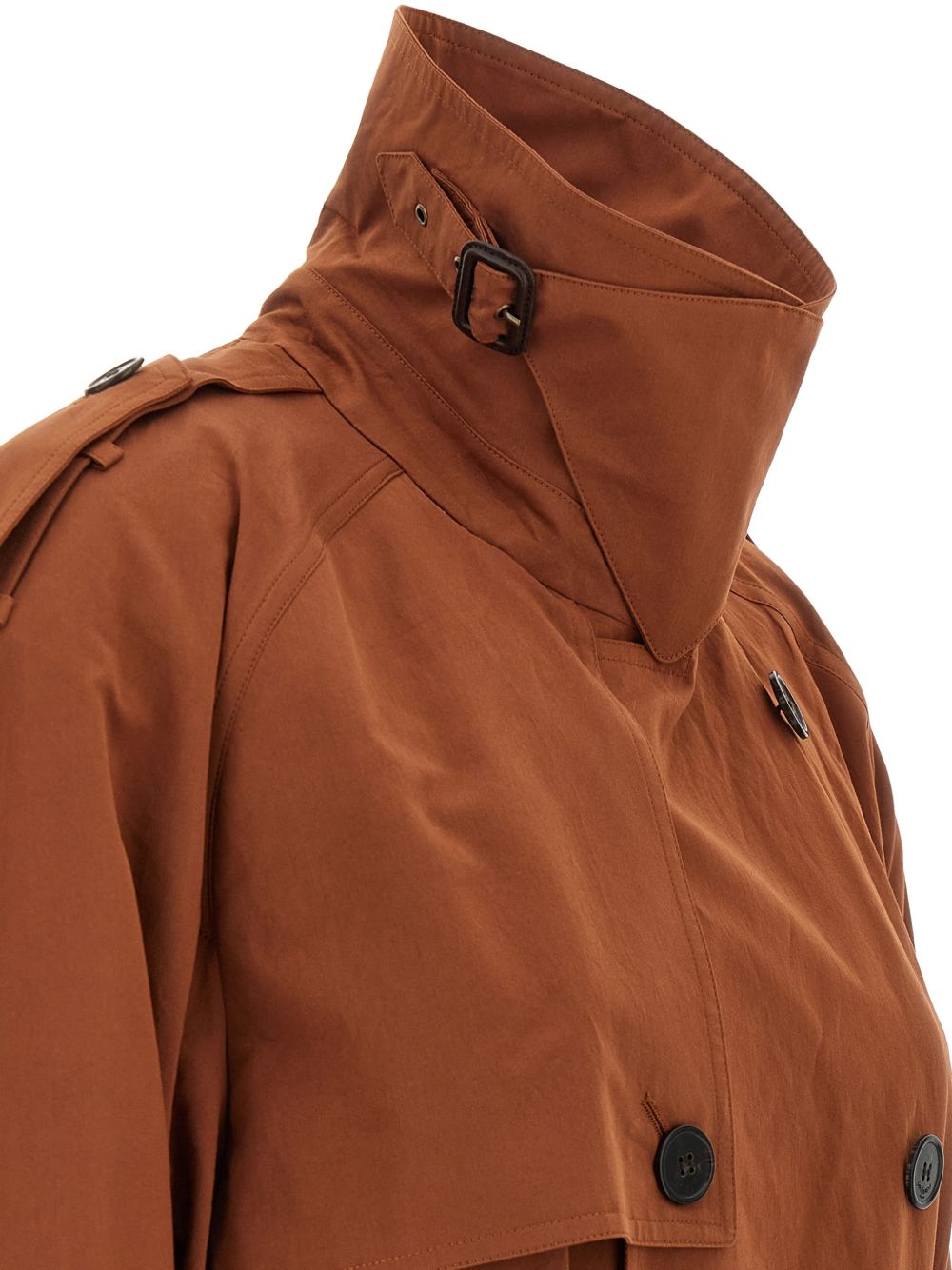 Saint Laurent Coats Marrone