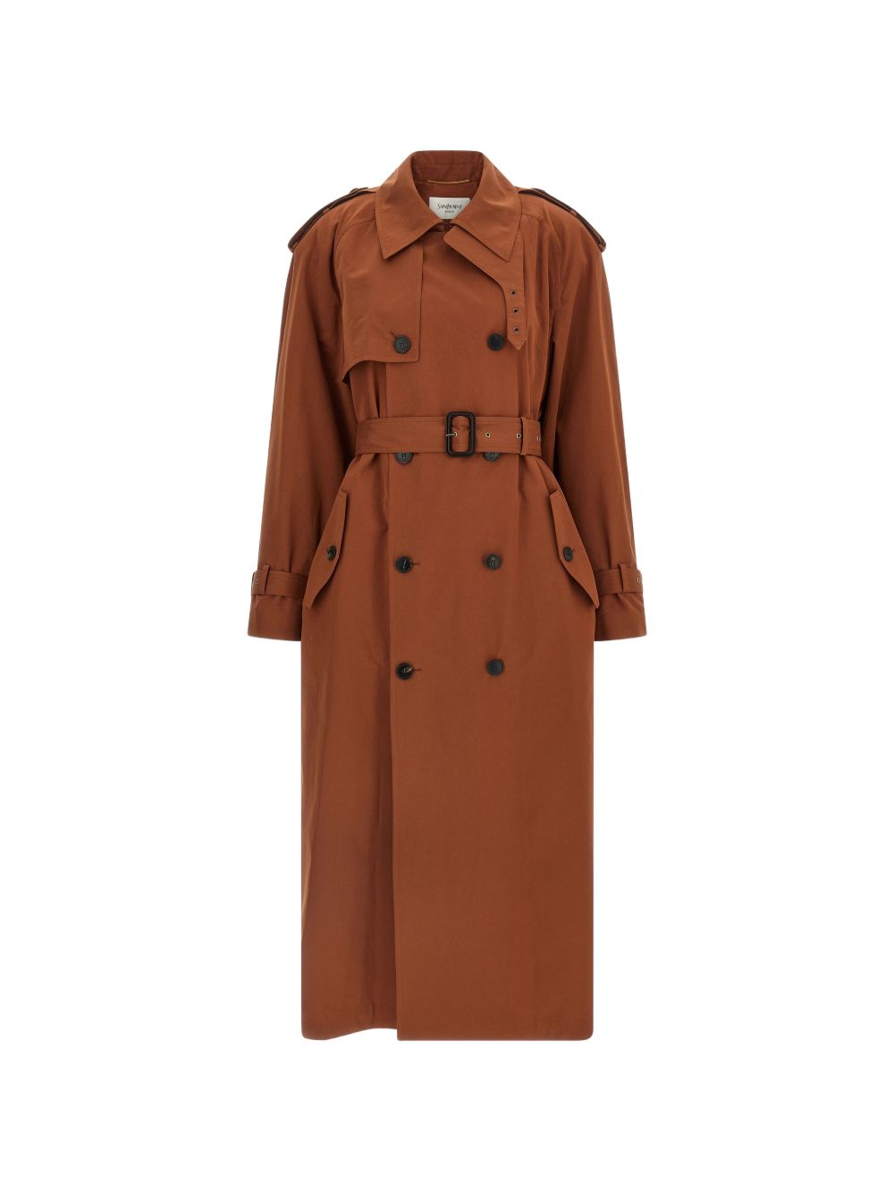 Saint Laurent Coats Marrone