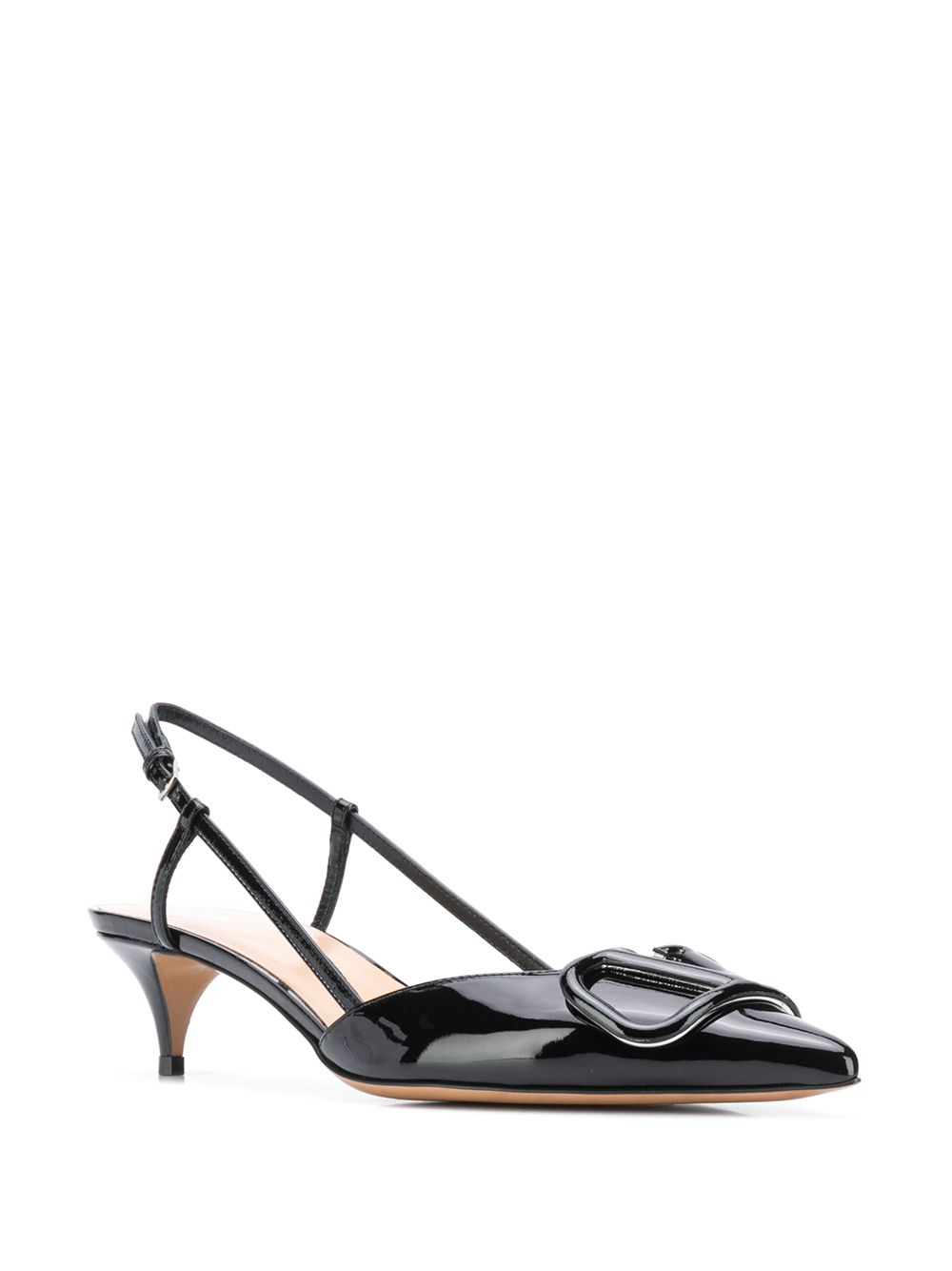 Valentino Garavani With Heel Black Calf Leather