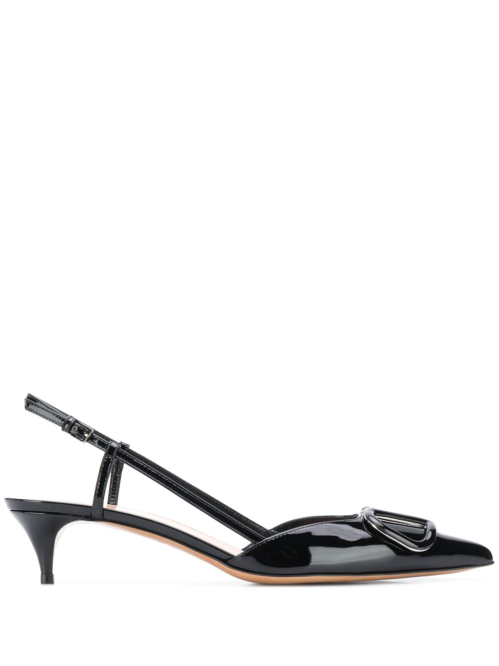 Valentino Garavani With Heel Black Calf Leather