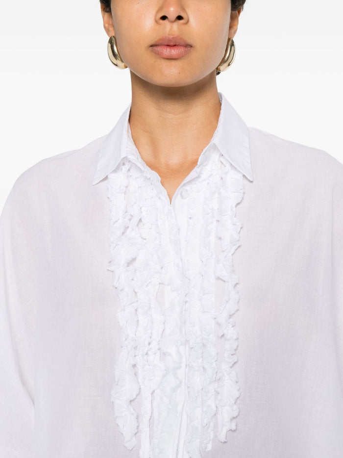 Sosue Shirts Bianco Natural (veg)->cotton100.0 %