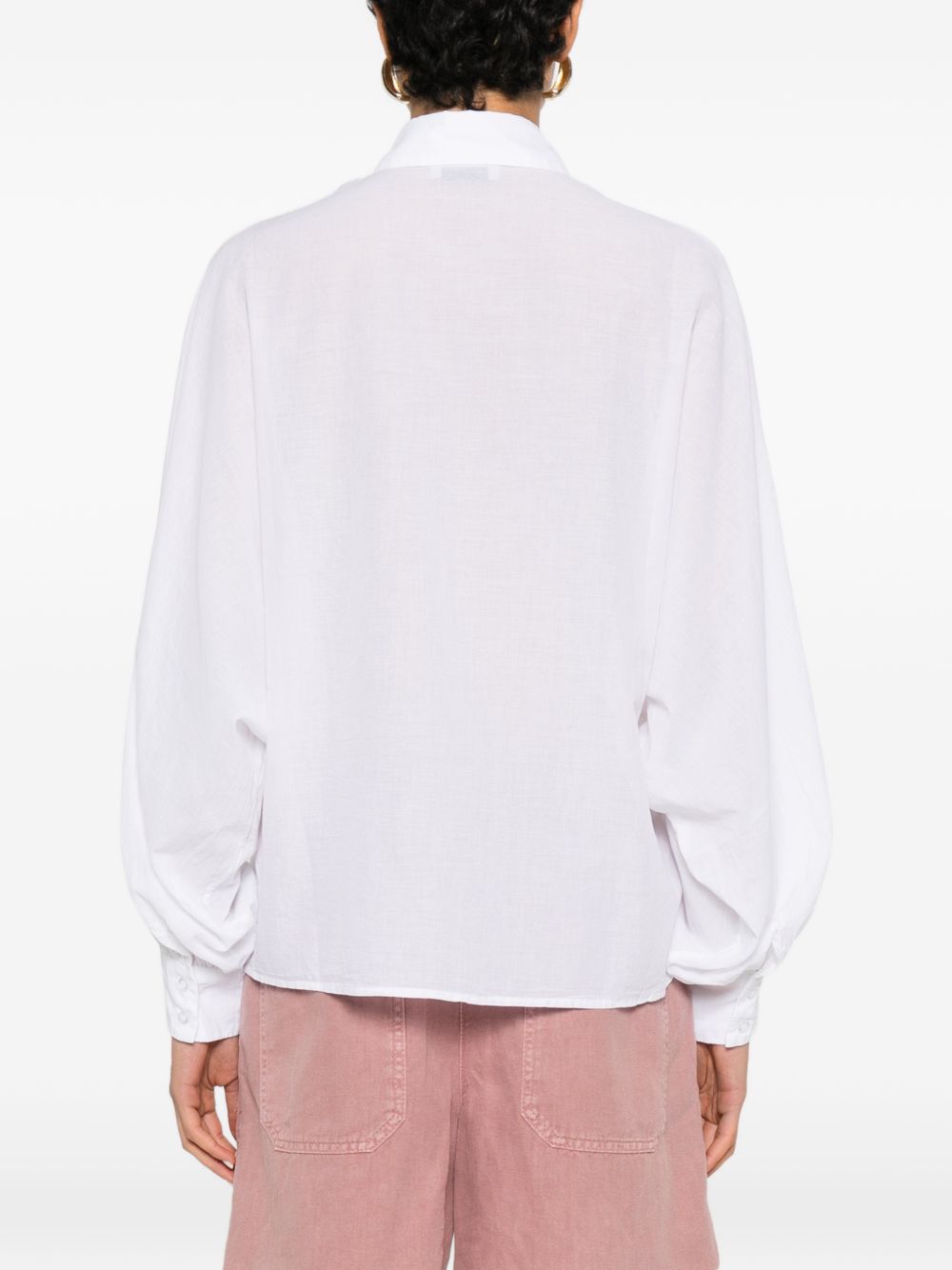 Sosue Shirts Bianco Natural (veg)->cotton100.0 %