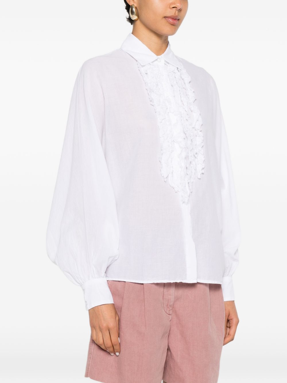 Sosue Shirts Bianco Natural (veg)->cotton100.0 %