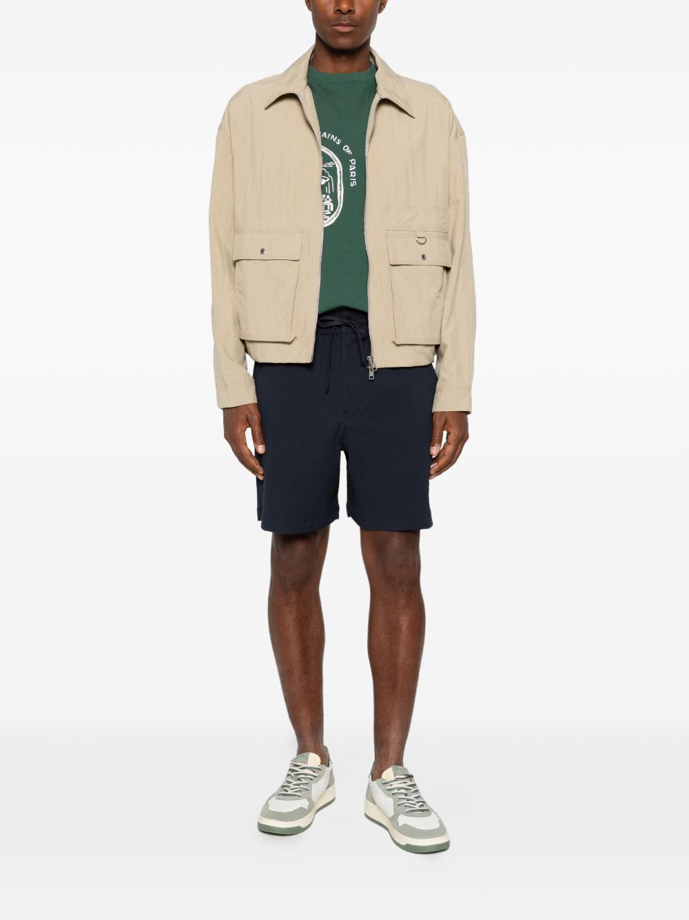 Maison Kitsune Shorts Blu