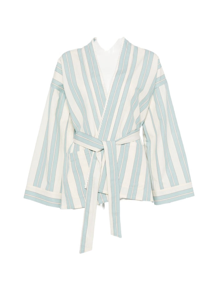 Forte Jackets Azzurro Cotton Linem