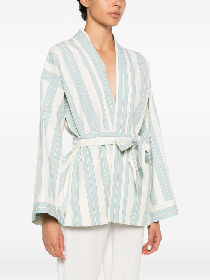 Forte Jackets Azzurro Cotton Linem