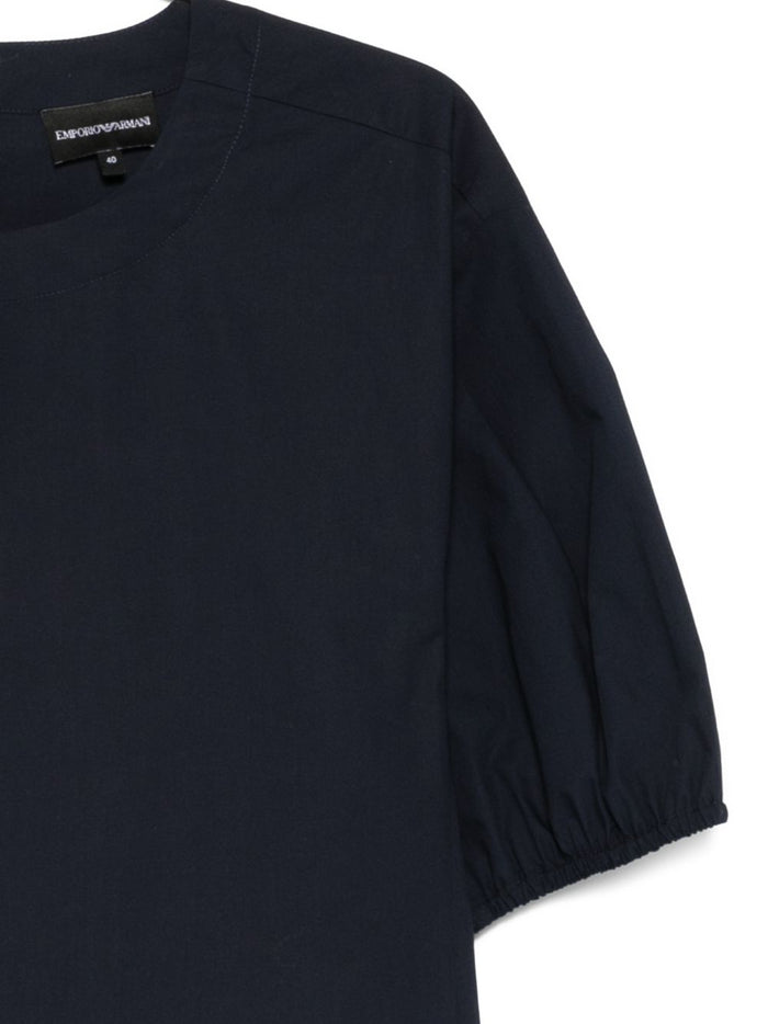 Emporio Armani Top Blu Cotton