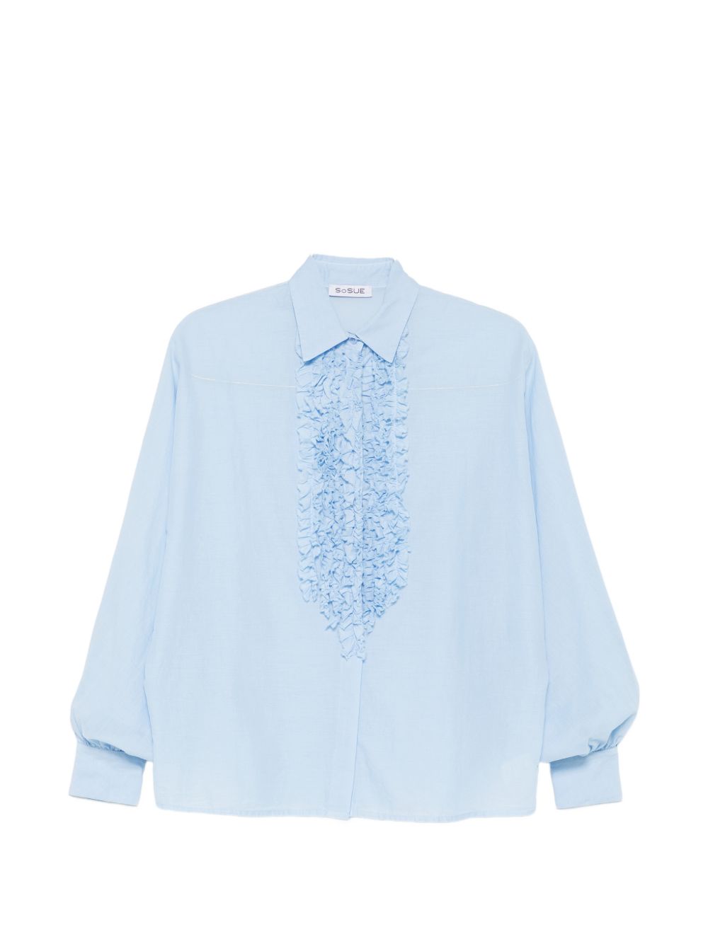 Sosue Shirts Azzurro Natural (veg)->cotton100.0 %