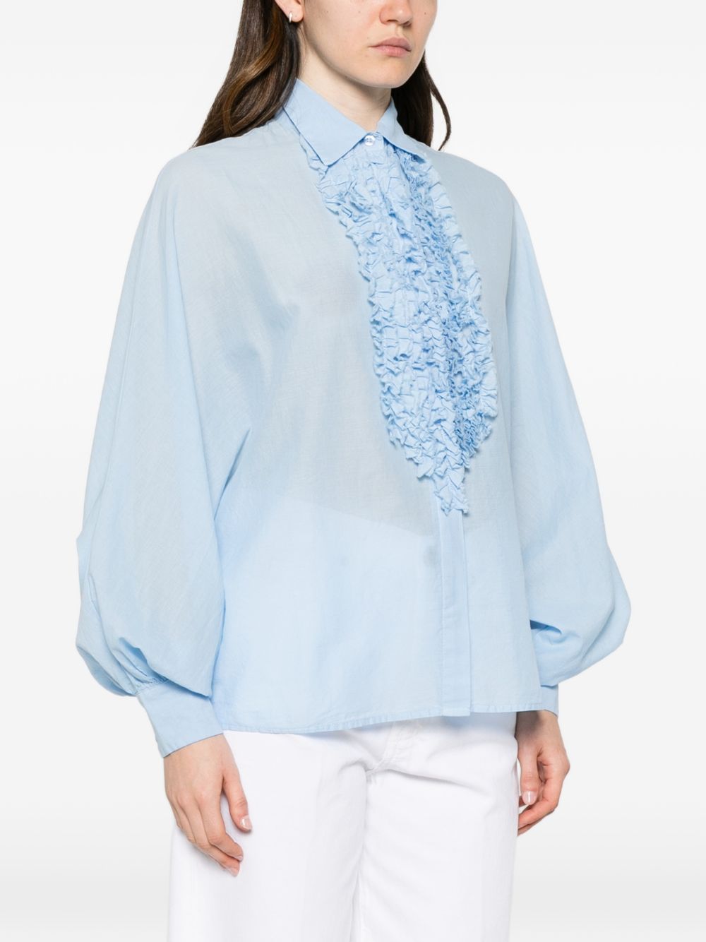 Sosue Shirts Azzurro Natural (veg)->cotton100.0 %