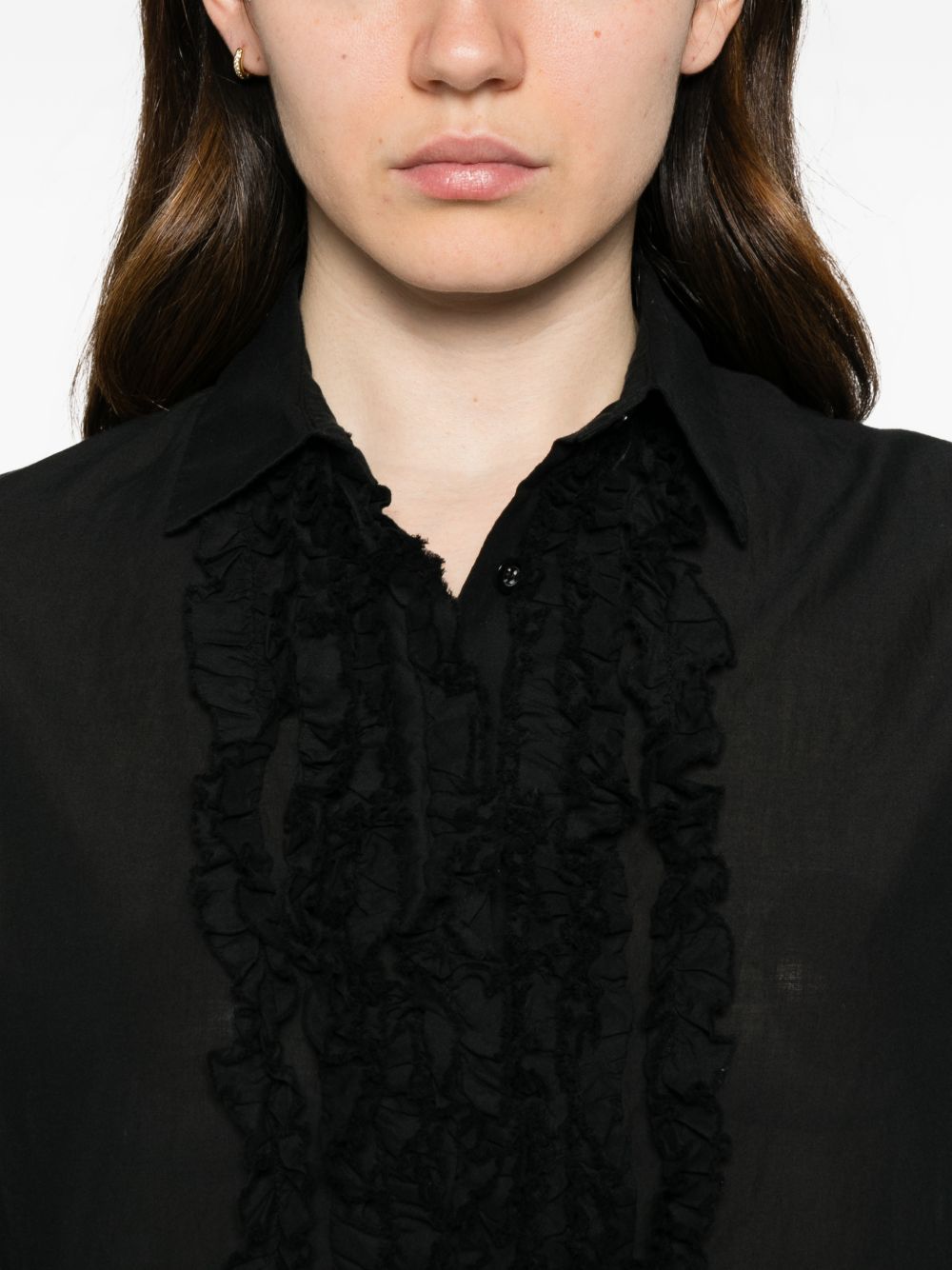 Sosue Shirts Nero Natural (veg)->cotton100.0 %