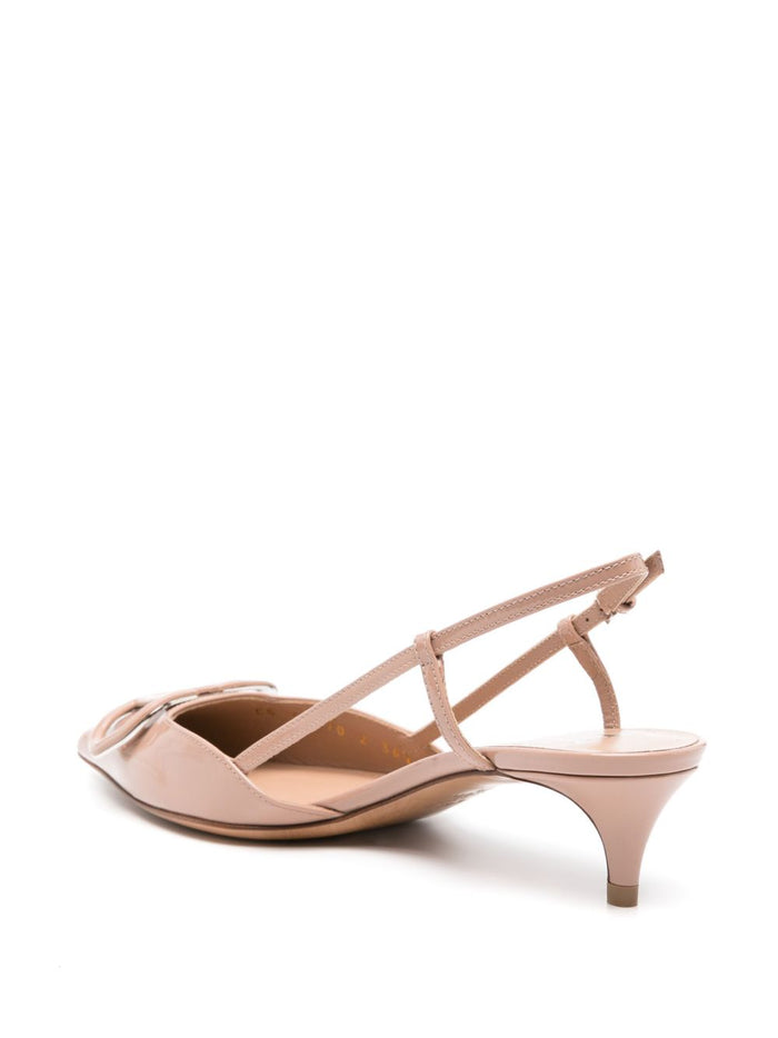 Valentino Garavani With Heel Cipria Calf Leather