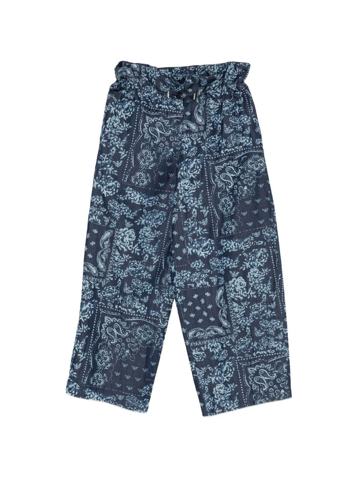 Emporio Armani Trousers Blu Cotton