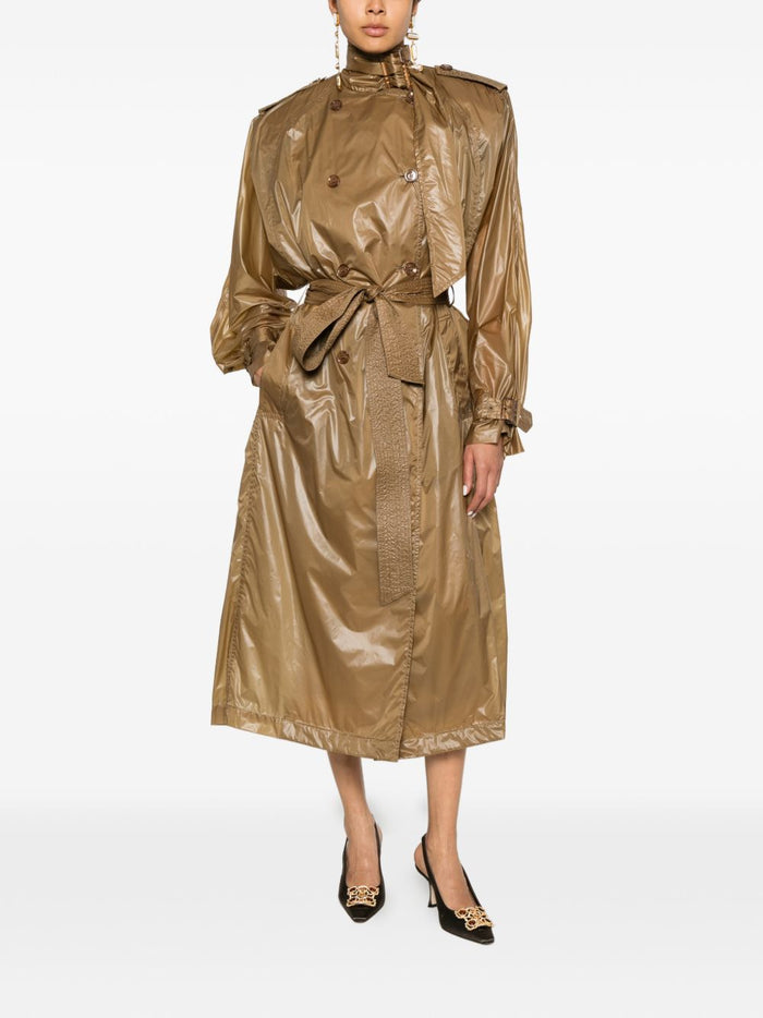 Saint Laurent Coats Marrone Chiaro