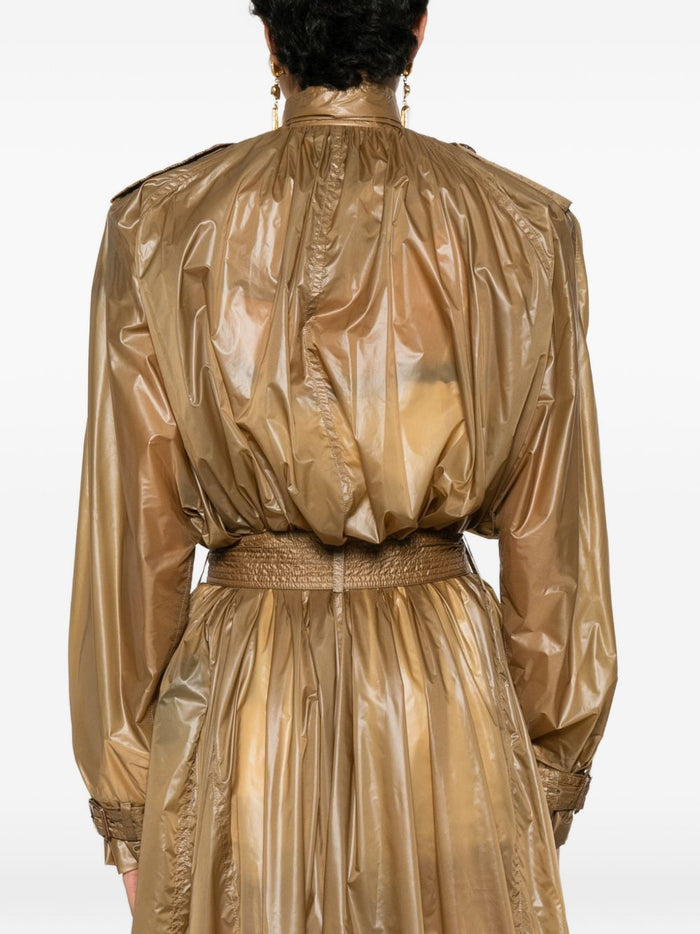 Saint Laurent Coats Marrone Chiaro