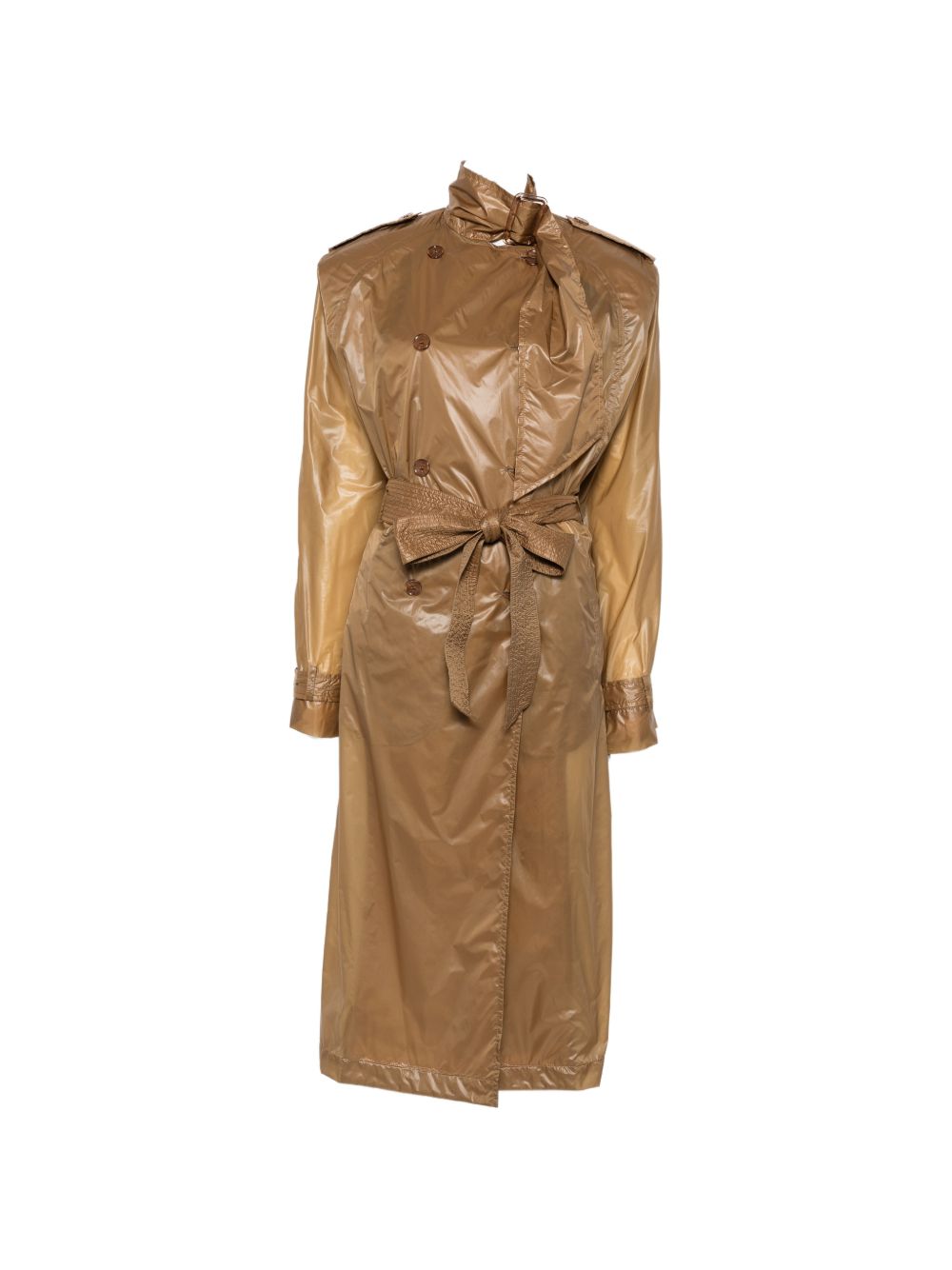 Saint Laurent Coats Marrone Chiaro