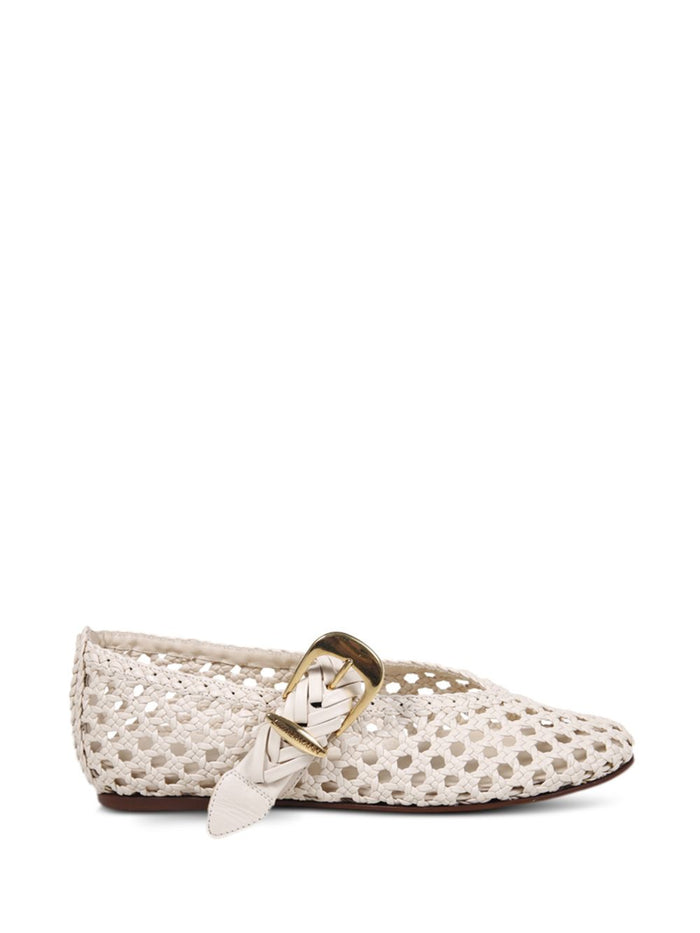 Zimmermann Flat Shoes Ecru