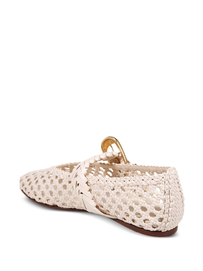 Zimmermann Flat Shoes Ecru