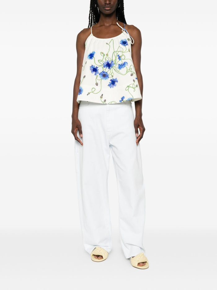 Stella Mccartney Top Bianco
