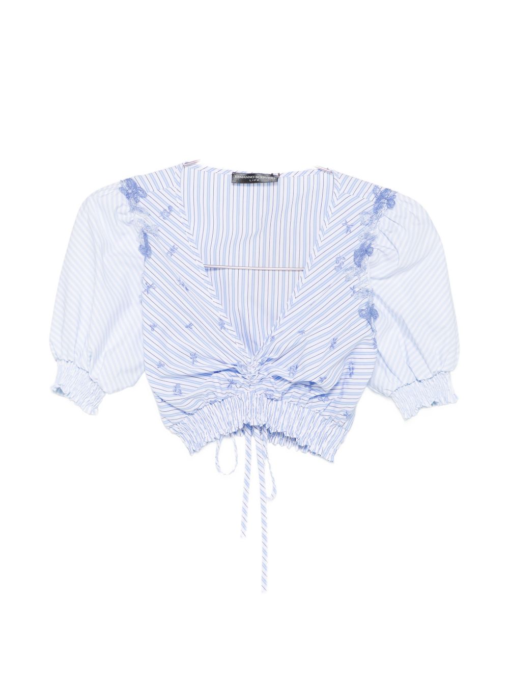 Ermanno Scervino Top Azzurro Polyester