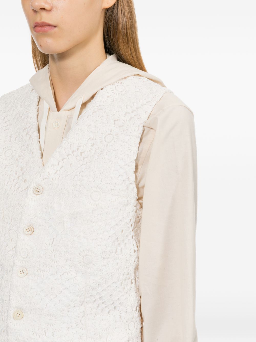Comme Des Garcons Sweaters White