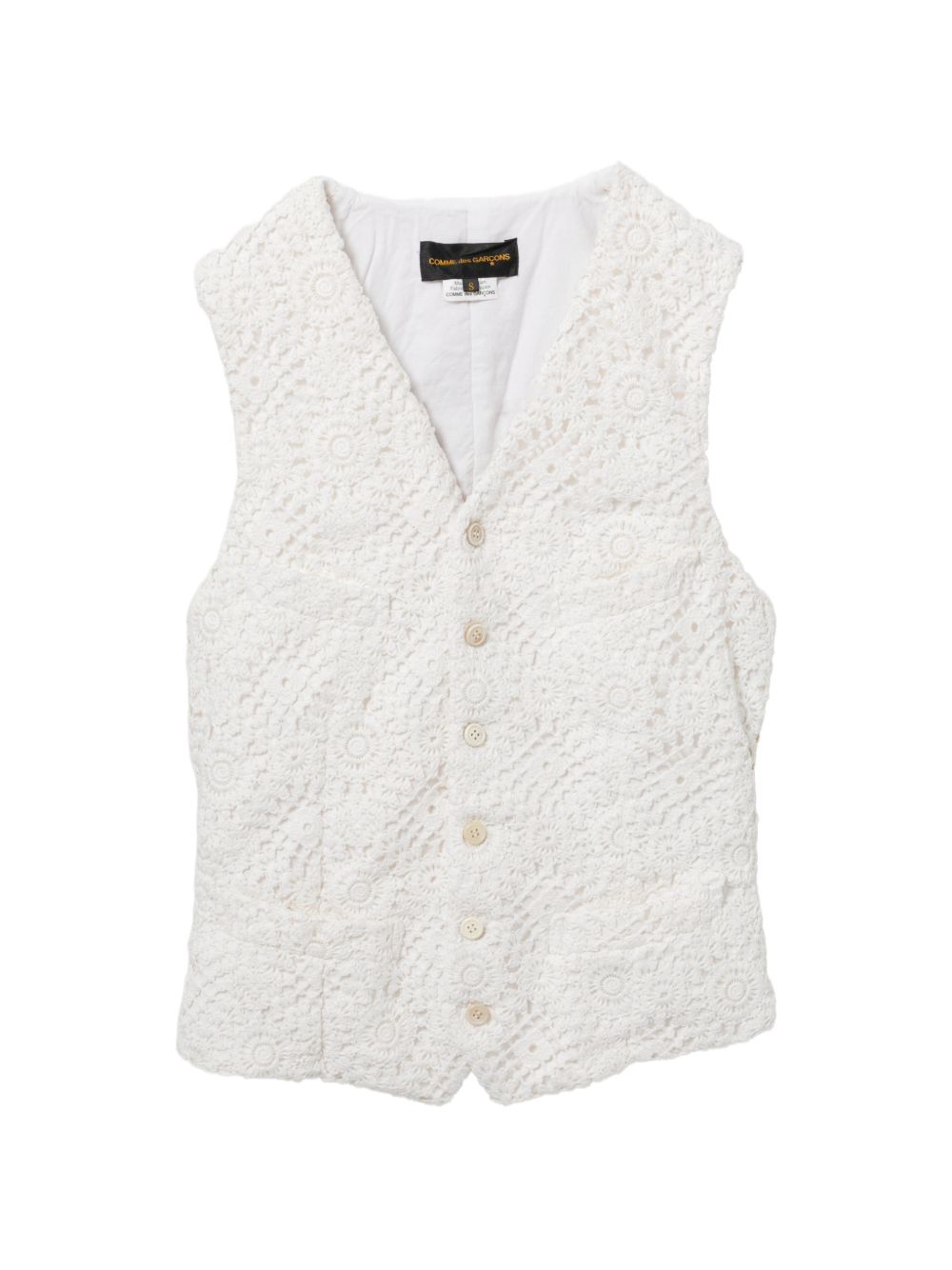 Comme Des Garcons Sweaters White