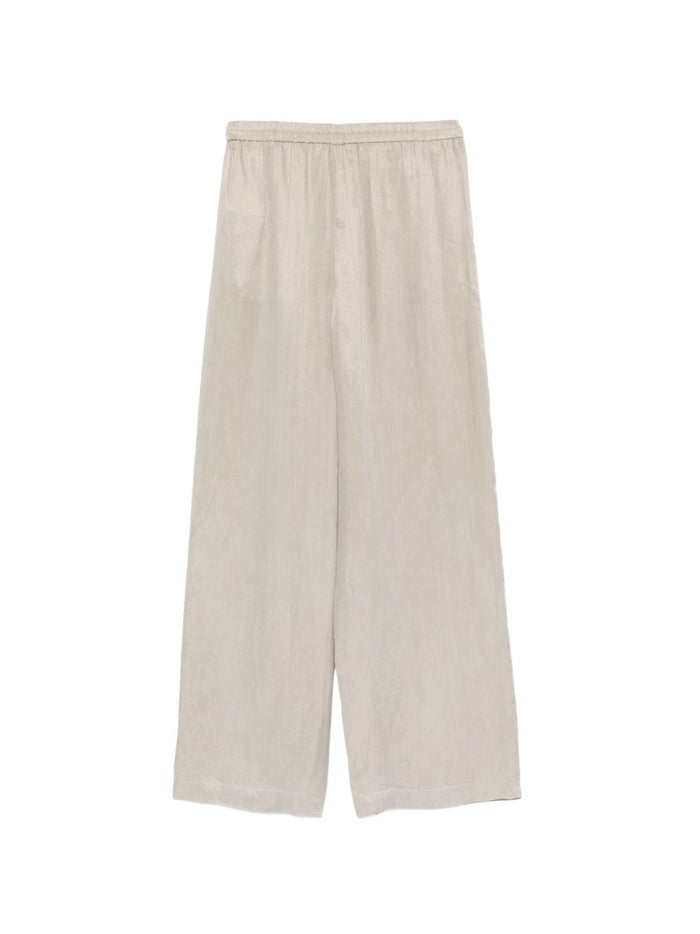 Emporio Armani Trousers Grigio Chiaro Lyocell
