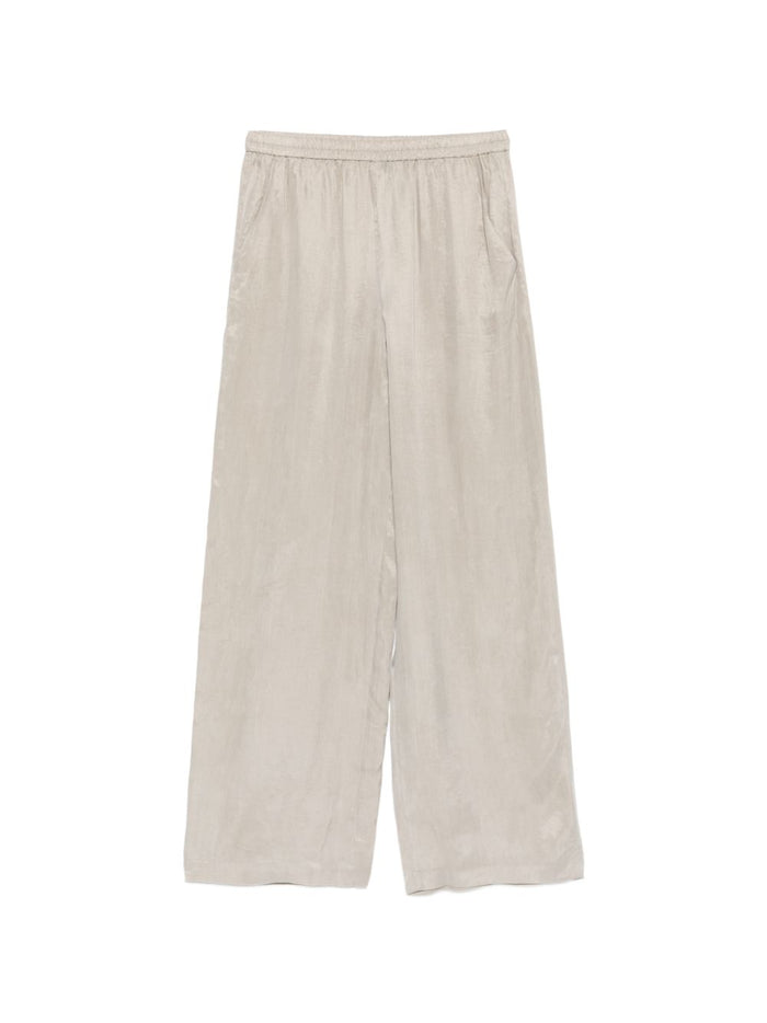 Emporio Armani Trousers Grigio Chiaro Lyocell