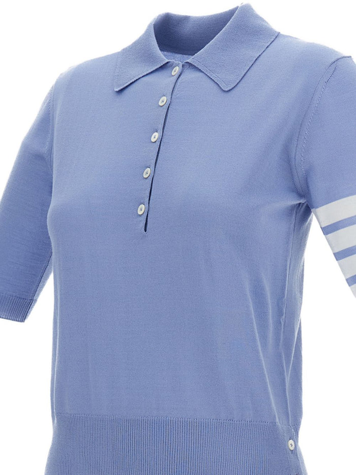 Thom Browne T-Shirts And Polos Azzurro