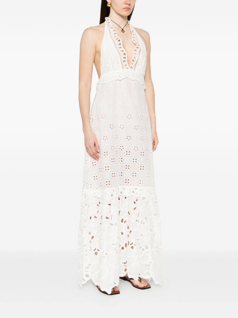 Ermanno Scervino Dresses Bianco Cotton