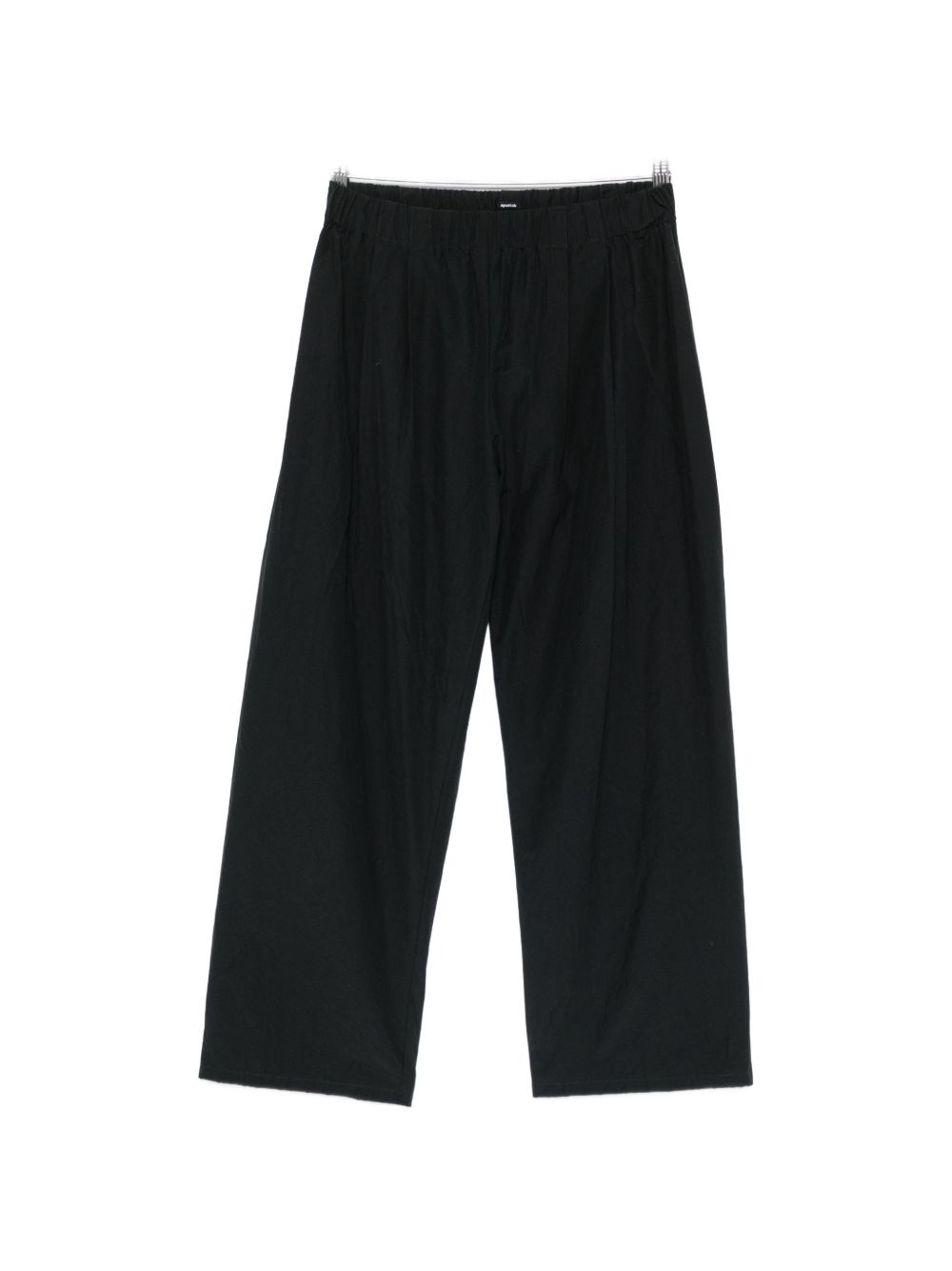 Apuntob Trousers Nero Cotton Polyester