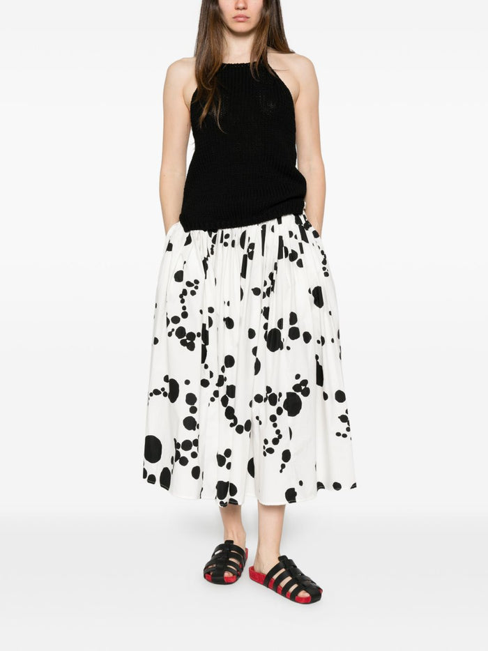 Apuntob Skirts Nero Cotton