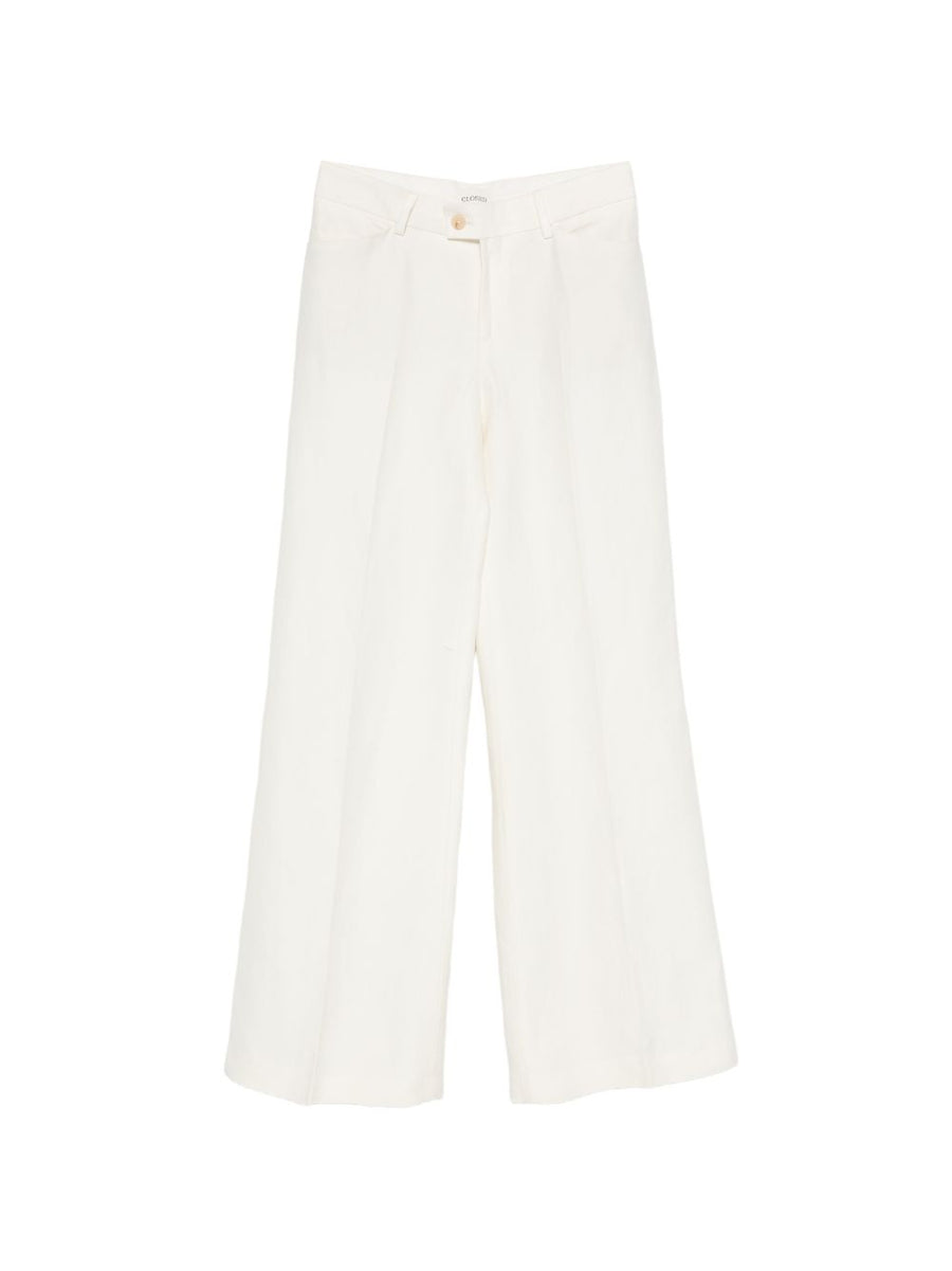 Closed Linen Blend Trousers