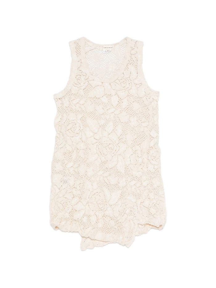 Comme Des Garcons Top Ecru