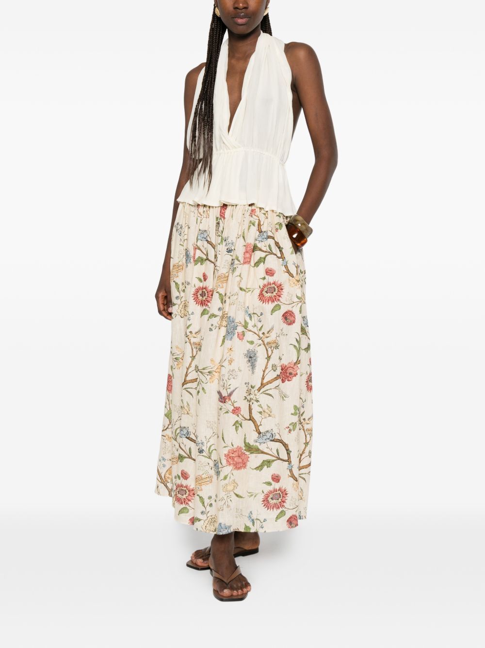 Into The East Trousers Avorio