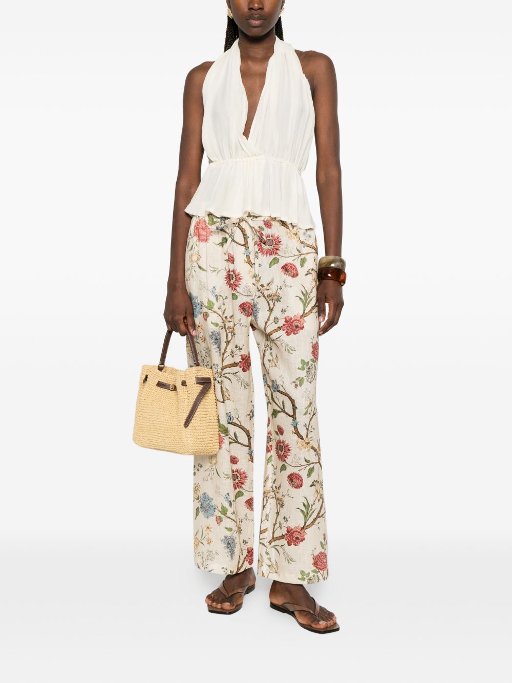 Into The East Trousers Avorio