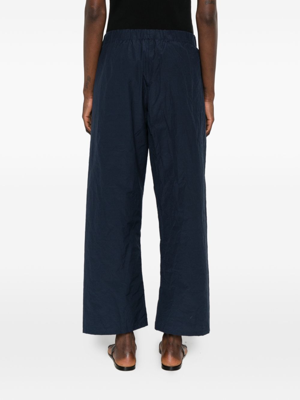 Apuntob Trousers Blu Cotton Polyester