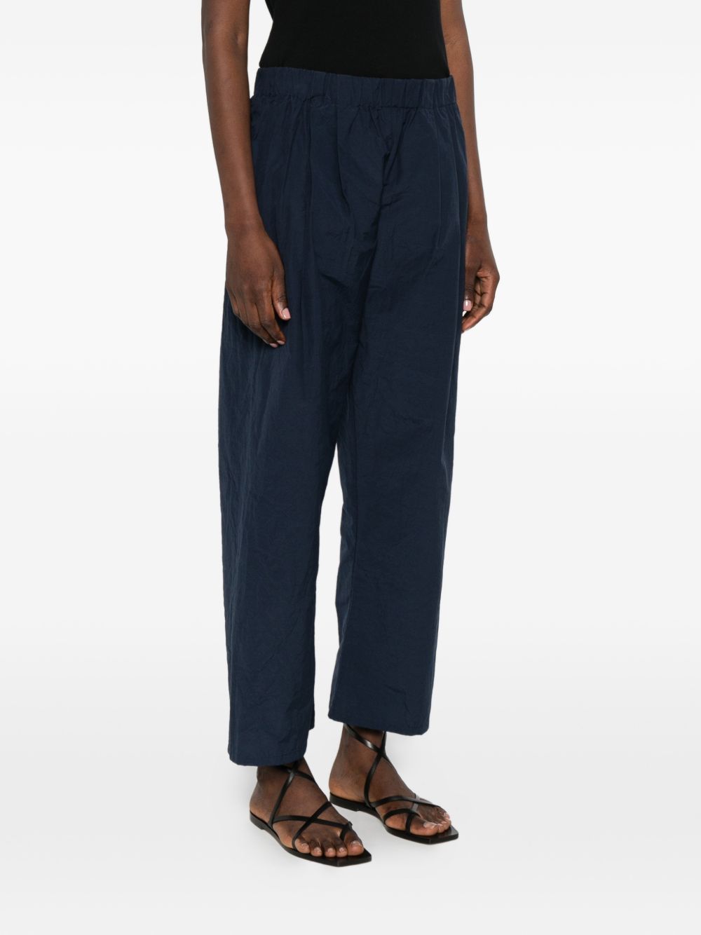 Apuntob Trousers Blu Cotton Polyester