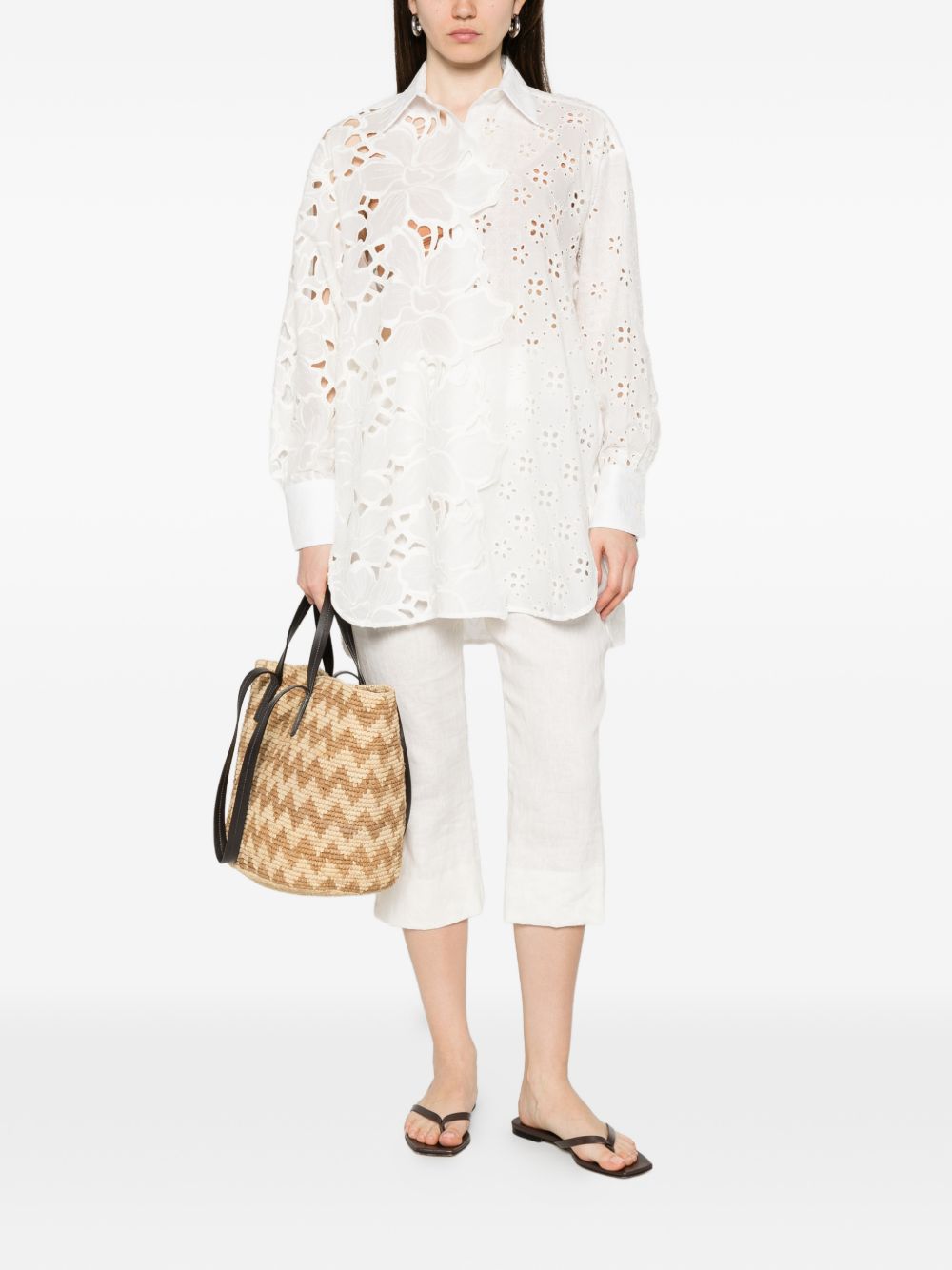 Ermanno Scervino Shirts Bianco Cotton