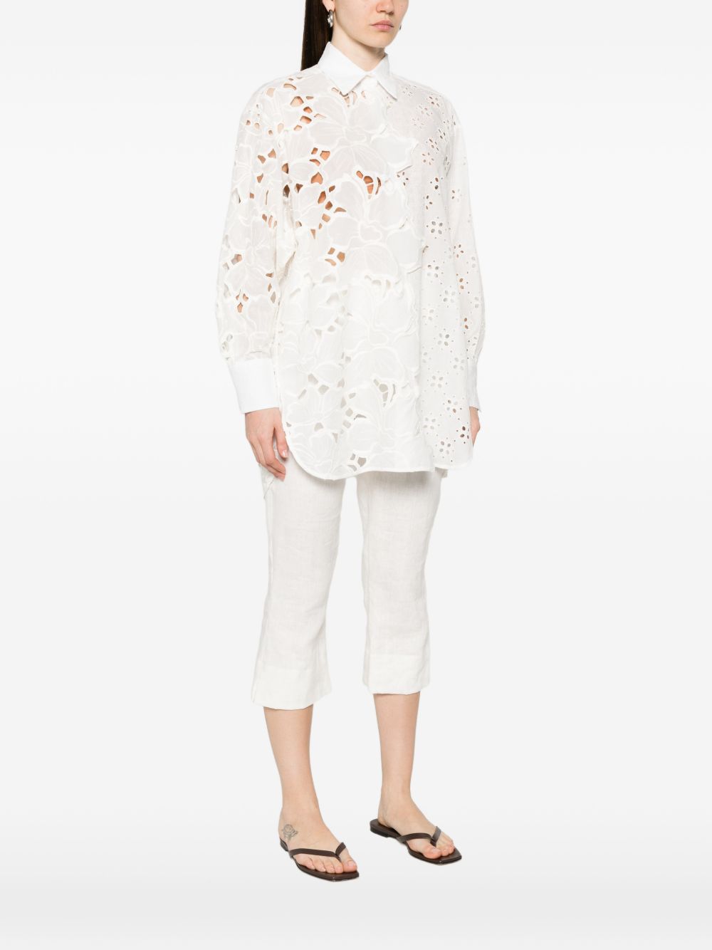 Ermanno Scervino Shirts Bianco Cotton