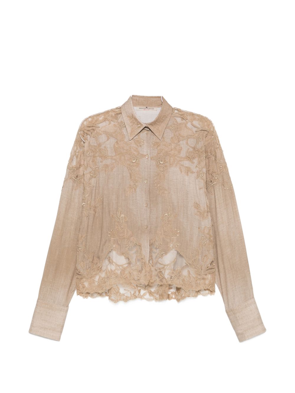Ermanno Scervino Shirts Marrone Chiaro