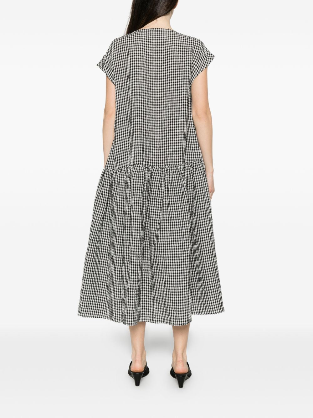 Apuntob Dresses Nero Linen