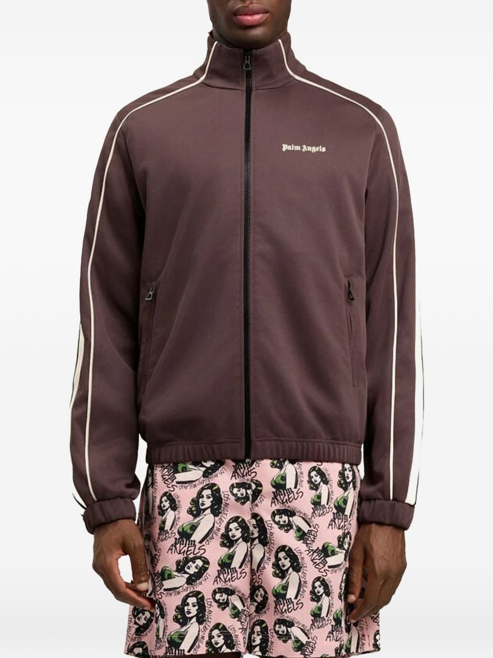 Palm Angels Sweaters Marrone