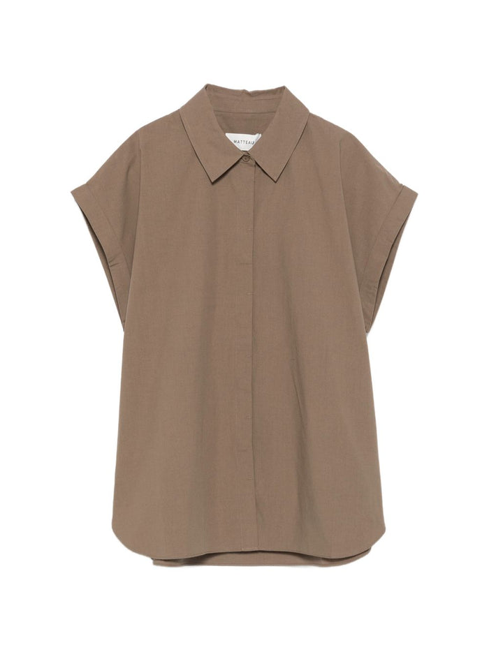 Matteau Shirts Marrone