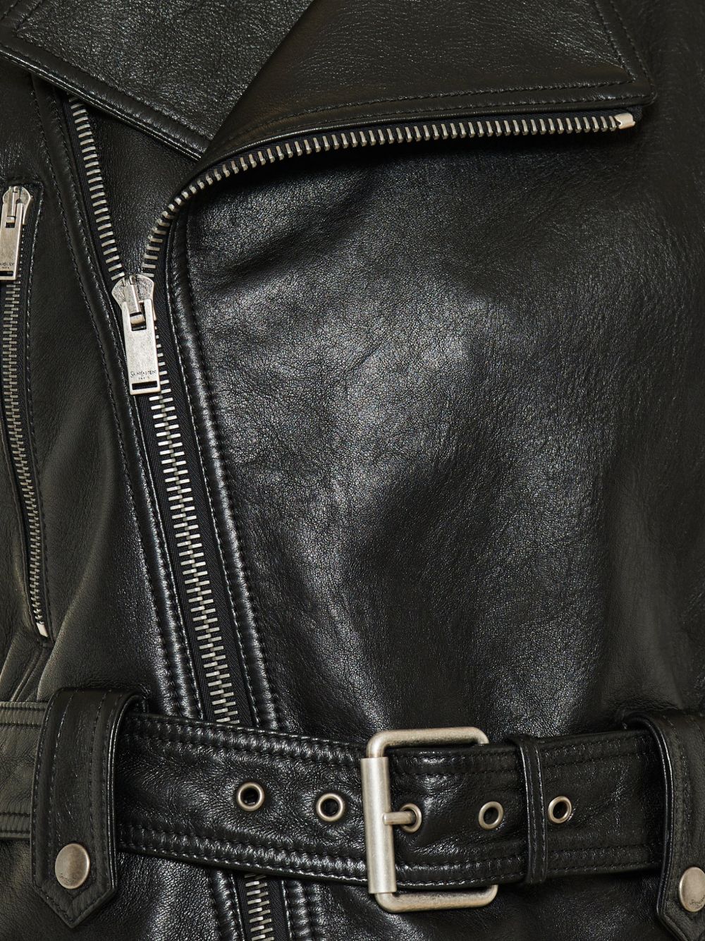 Saint Laurent Jackets Nero Calf Leather