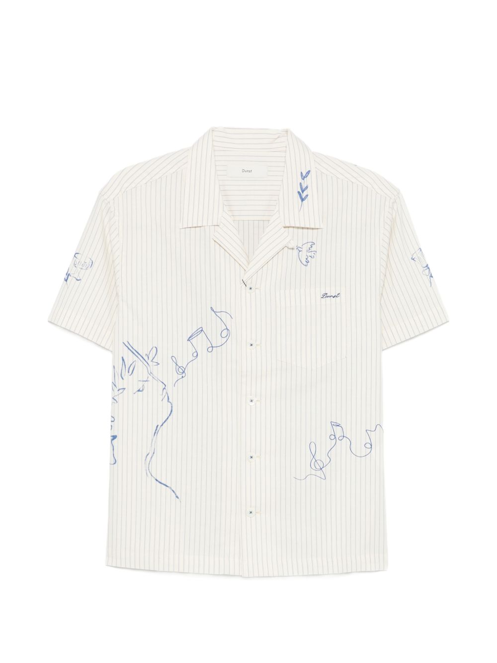 Dunst Shirts Bianco Shell: Cotton